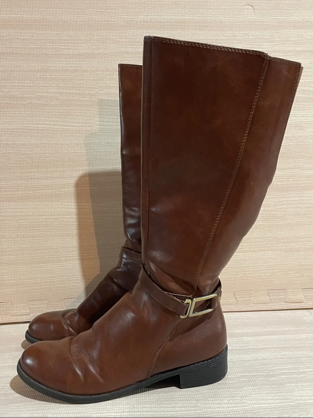 Life Stride Women's Tall Brown Riding Boots